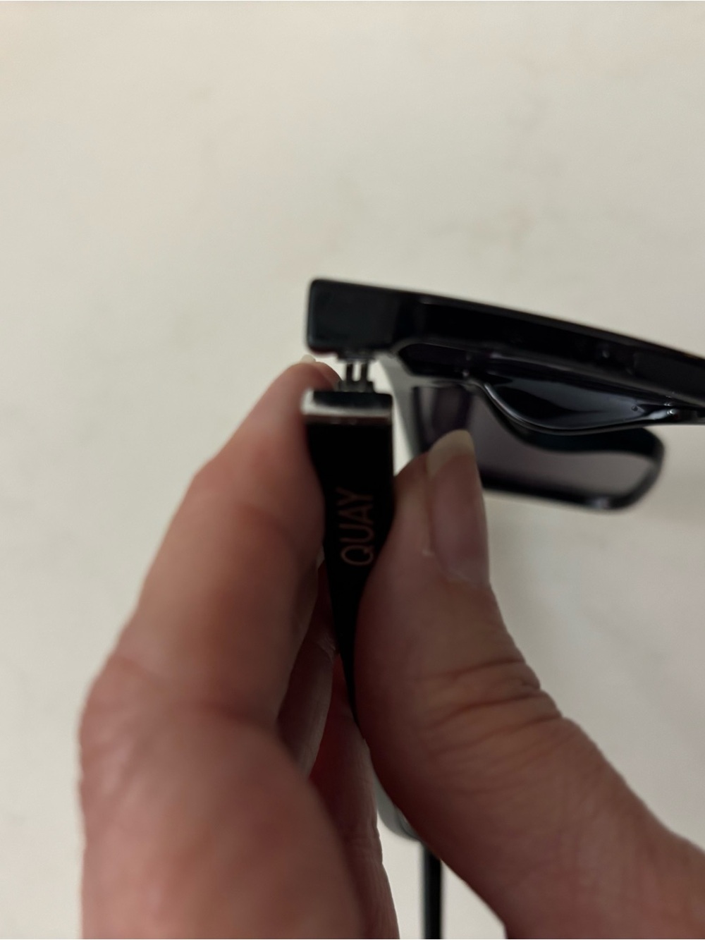 Quay Australia Black Shield Polarized “Nightfall” 1212 Sunglasses, Gradient Lens - Picture 8 of 9